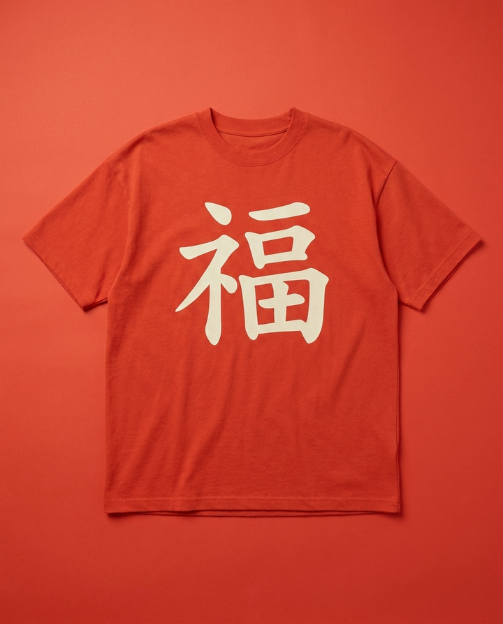 FUKU tee — kanji 福